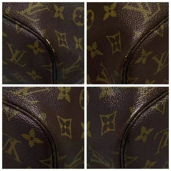 100% Authentic LOUIS VUITTON Neverfull MM Monogram Tote Bag - Picture 6 of 14